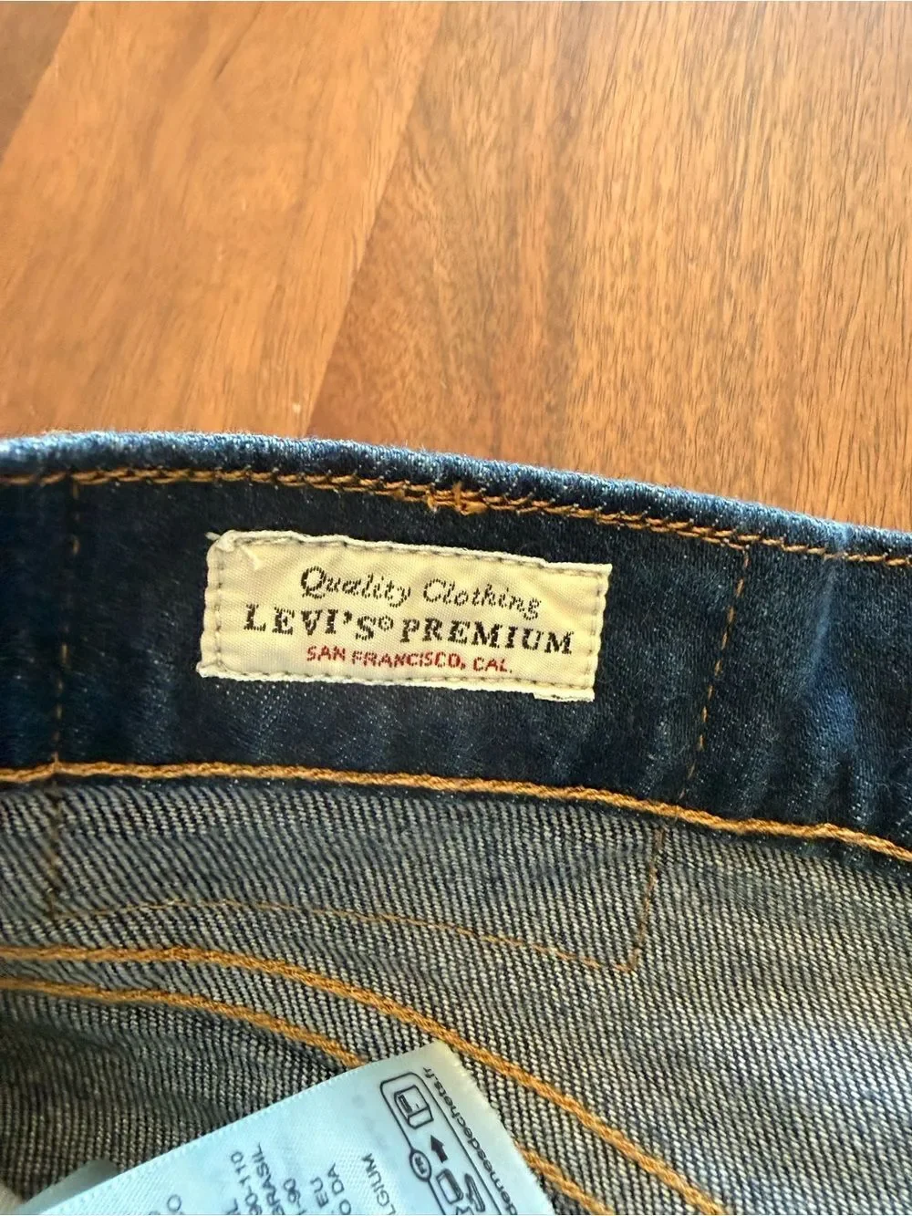 Levi's Straight Dark Blue Men's Jeans
